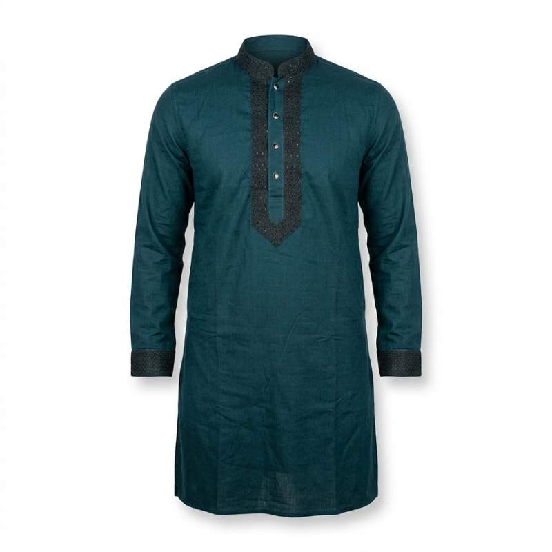 Moss Green Fancy Cotton